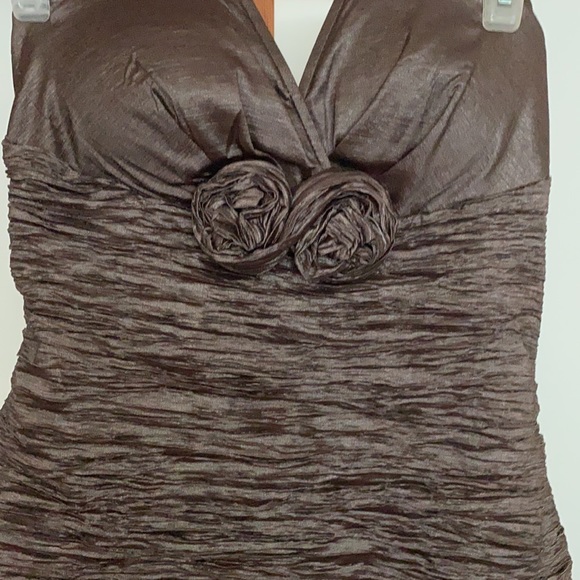 Yaya & co. brown strapless dress size small - Picture 3 of 4